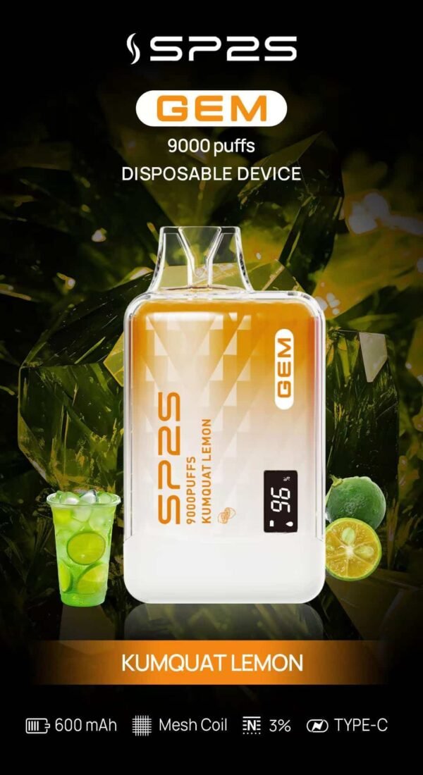 SP2S GEM 9000 PUFFS 拋棄式電子煙 一次性霧化桿