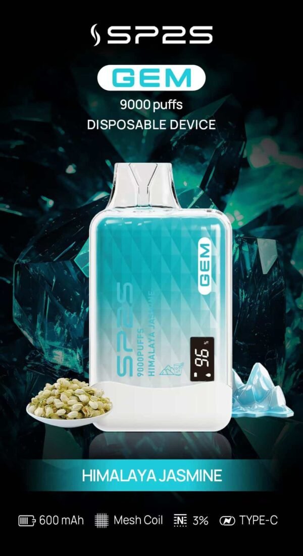 SP2S GEM 9000 PUFFS 拋棄式電子煙 一次性霧化桿