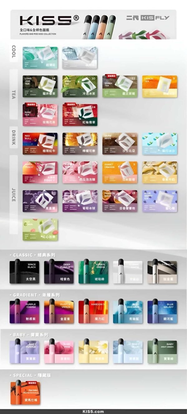 鎧斯二代煙彈 KIS5 FLY霧化彈【通配relx 悅刻主機四五六代】兩顆一組