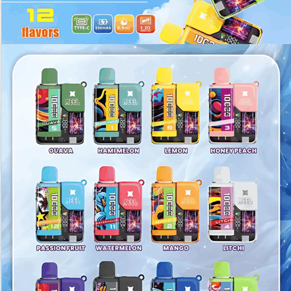 MEEL Boost 10000 PUFFS 麻將盒子 一次性抛棄式電子煙