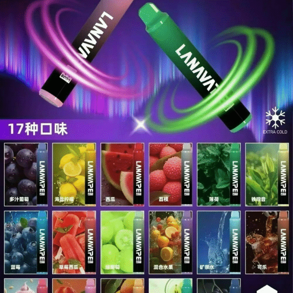 LANA 8000口一次性拋棄式可充電 大容量设计附带挂绳