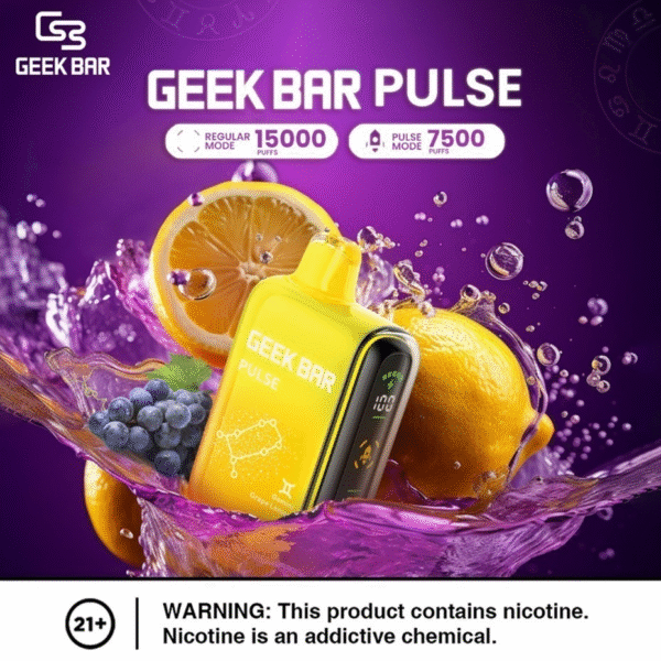 美國GEEK BAR PULSE VAPE 脈衝/常規 2種模式